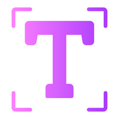 font gradient icon