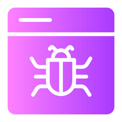 bug gradient icon