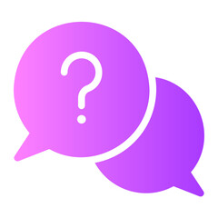 help gradient icon