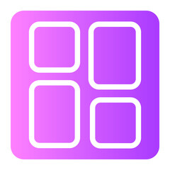 layout gradient icon