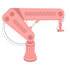 Obraz premium Artificial Intelligence Robot Machine Industrial Labour Factory Work 