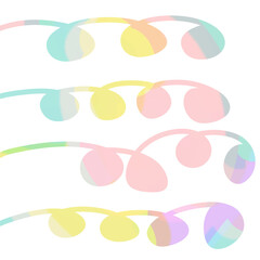 Pastel Abstract Plant 6