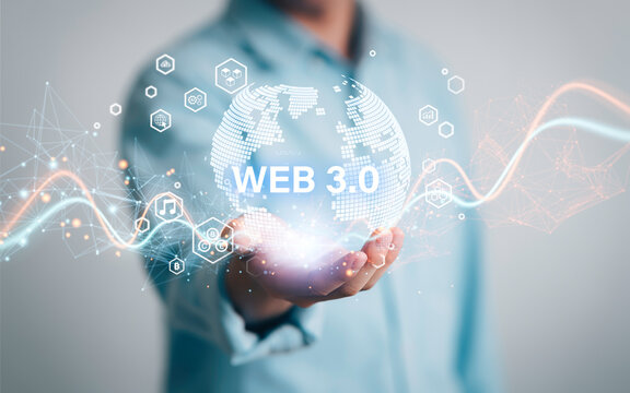 Using the technology Internet Web 3.0 for global connection for Business and digital marketing, finance, and banking using blockchain and artificial intelligence - Ai, IoT