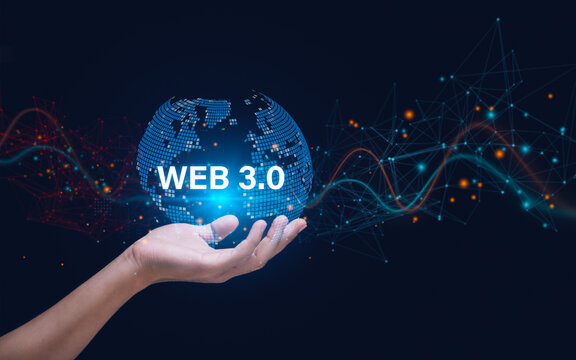 Using the technology Internet Web 3.0 for global connection for Business and digital marketing, finance, and banking using blockchain and artificial intelligence - Ai, IoT