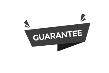 guarantee vectors.sign label bubble speech guarantee
