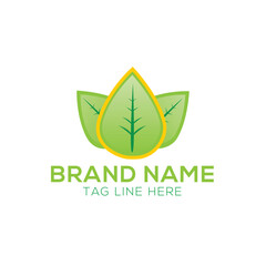 natural plant vector tree logo design illustration
