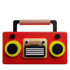 retro radio cassette player