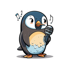 Penguin Power Ballads! Sing your heart out with this singer penguin!