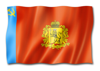 Vladimir state - Oblast -  flag, Russia