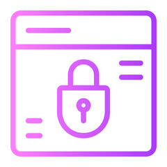 encrypted gradient icon