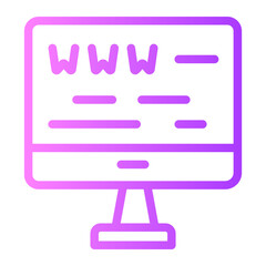 website gradient icon
