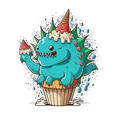 Stegosaurus Pastry Chef! See this dinosaur whip up some treats