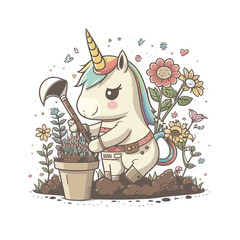 Majestic Green Thumbs! Grow a garden with this unicorn