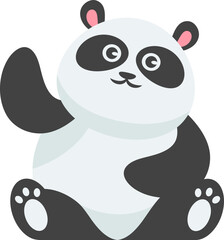 Cute Panda Illustartion
