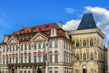 Fototapeta na wymiar Kinsky Palace, Prague, Czech republic