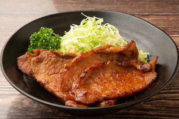 豚ロースの味噌漬け焼き