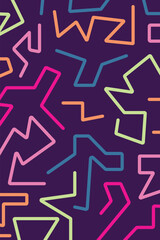 seamless pattern multicolored lines . pattern background. Creative minimalist style art background