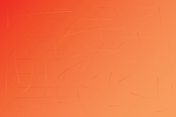 Abstract orange gradient background with lines
