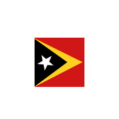 East Timor flag icon, illustration of national flag design with elegance concept