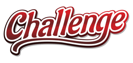 Challenge - word with calligraphic elements