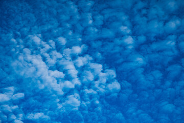 空と巻積雲雲のグラフィック素材背景