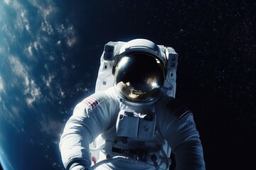 astronaut in space