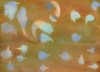 abstract watercolor background, feathers, abstract 