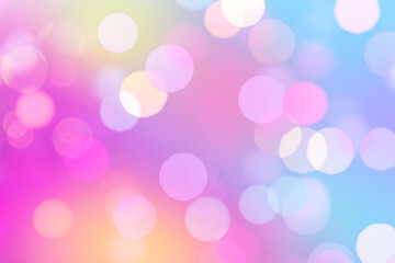 Obraz premium Abstract bokeh light with low light background illustration. Abstract blurred colorful lens flare bokeh