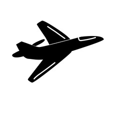 Fototapeta na wymiar airplane silhouette