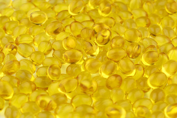 Vitamin D3 in gelatin capsules.