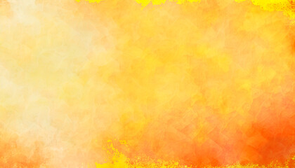 Yellow abstract, gurunge watercolor background, Generative AI