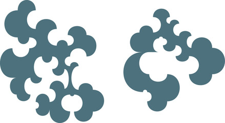 gray clouds, wavy clouds, flowing and spilled paint, pattern abstraction, colorful materials shop, smooth abstraction