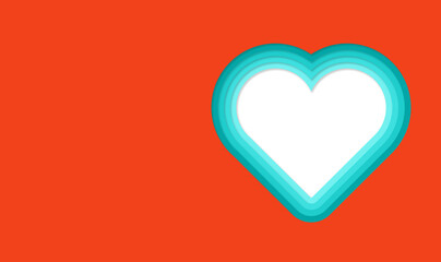 Herz Transparent Farbig Hintergrund Grusskarte Vorlage