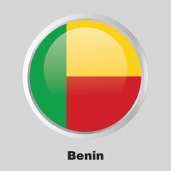 button flag of benin