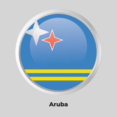 button flag of aruba