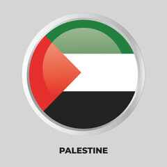 button flag of Palestine