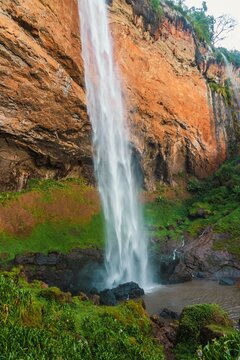 Scenic view of Sipi Waterfall in Kapchorwa, Mount Elgon, Uganda © martin
