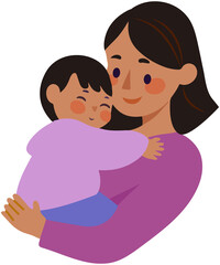 Mom Holding Baby lcon