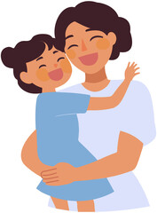 Mom Holding Baby lcon