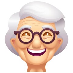 Senior woman emoji