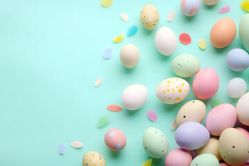 Obraz na płótnie Canvas Colorful Easter Egg Background