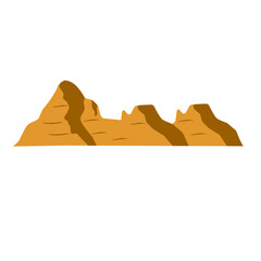 desert mountain illustration