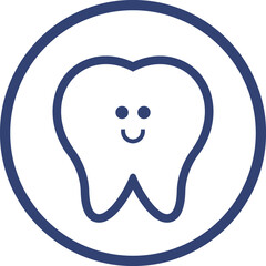 Tooth icon dental clinic