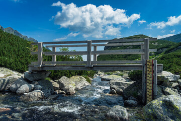 Mostek nad Potokiem Roztoka © Piotr Gaborek 