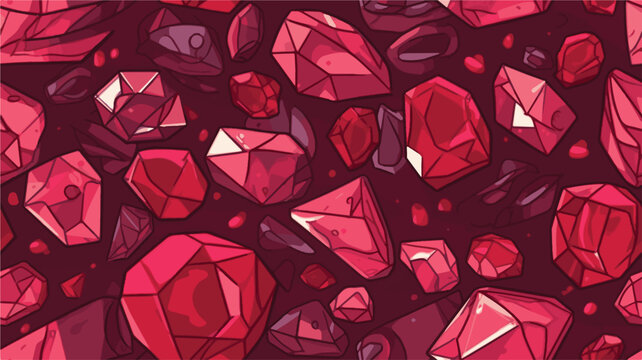 ruby stone vector background