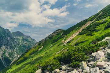 Szlak z Doliny Pięciu Stawów nad Morskie Oko © Piotr Gaborek 