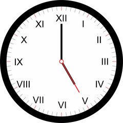 color clock, all hours, 1 hour, 2 3 4 5 6 7 8 9 10 11 12 hours