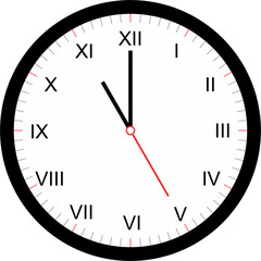 color clock, all hours, 1 hour, 2 3 4 5 6 7 8 9 10 11 12 hours