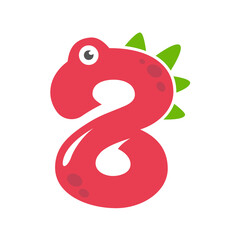 dinosaur number design birthday party for kids