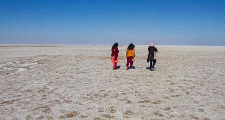 Rann of Kutch in Gujarat in India